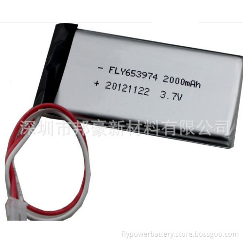 3.7V 2000mAh Lithium polymer battery pack